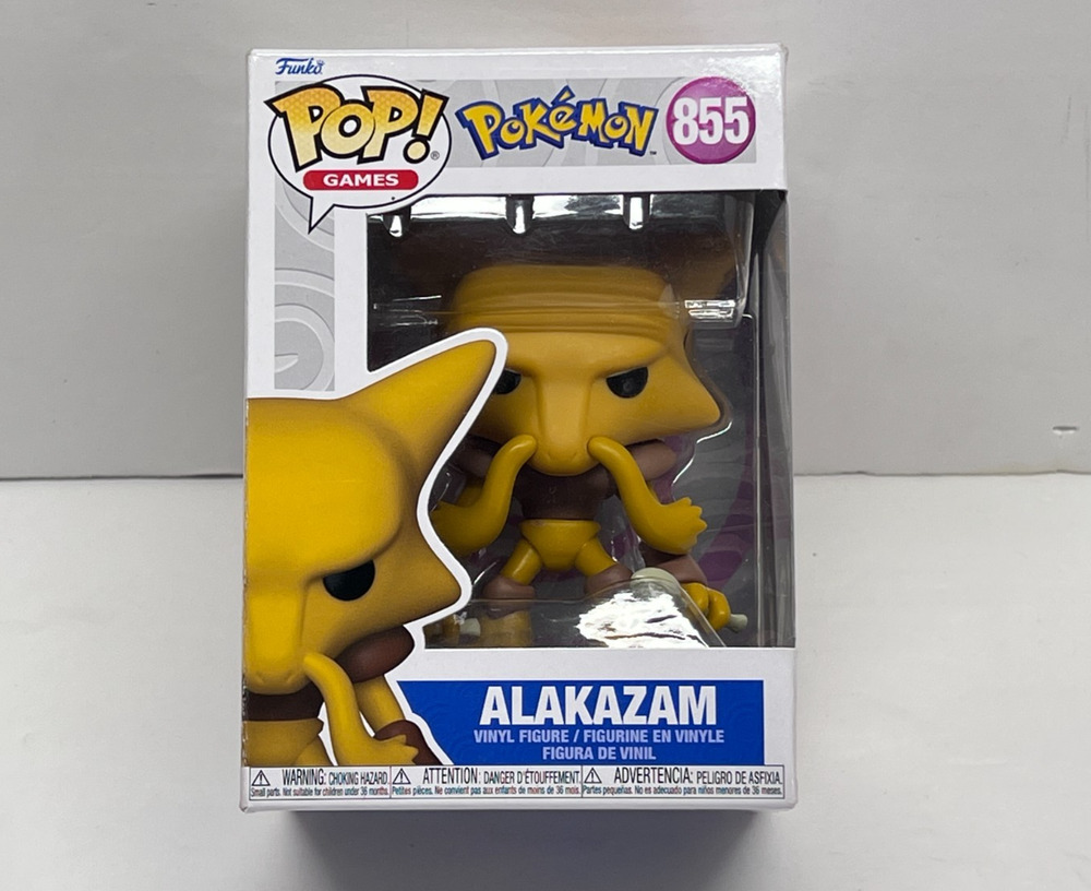 Funko Pop! Vinyl: Pokémon - Alakazam #855 Box Damage